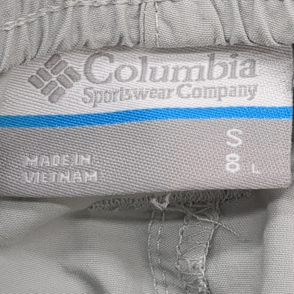 Columbia PFG Omni-Shade Cargo Shorts Mens Small Outdoor Hiking Fishing Nylon